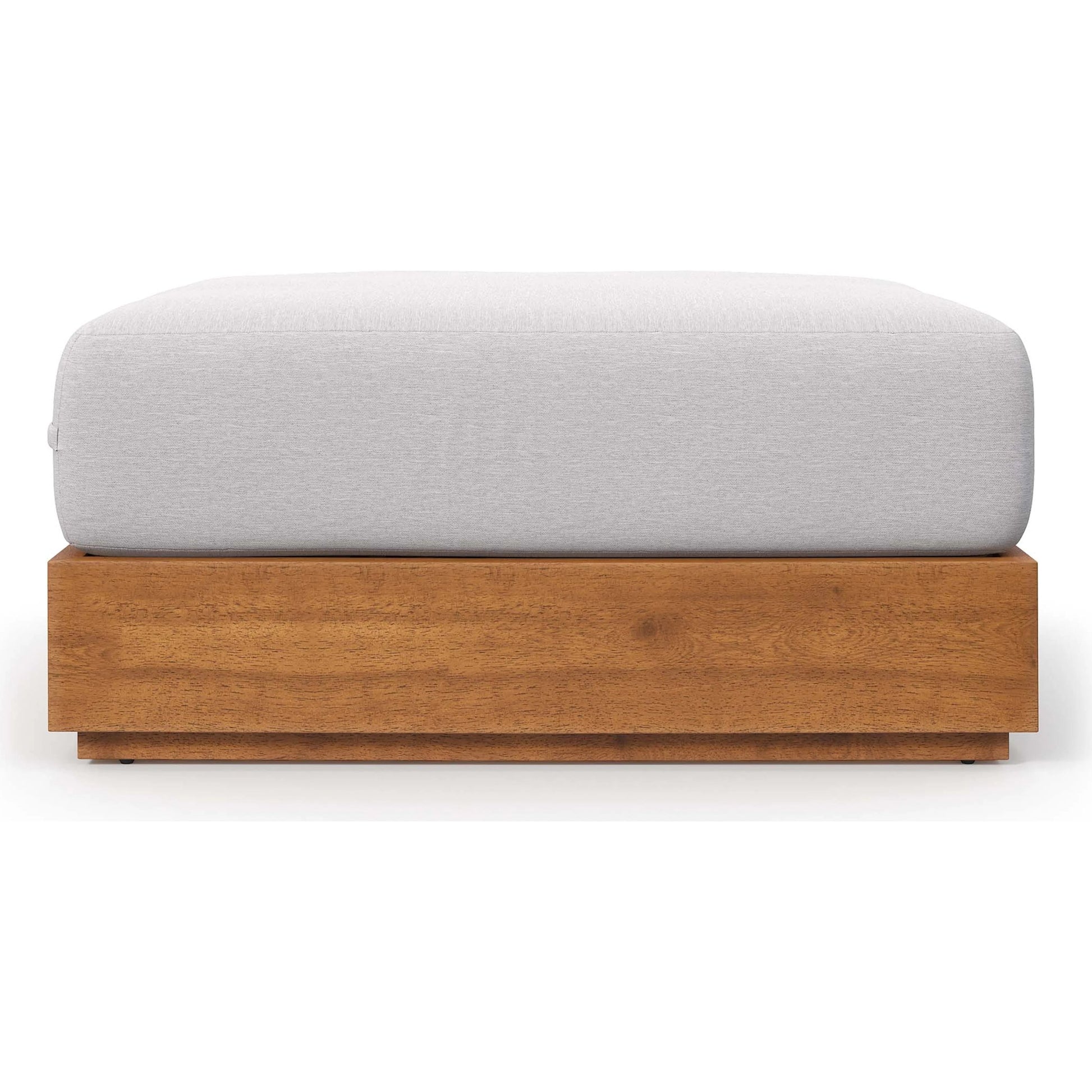 Conejos Acacia Wood Ottoman by Evans & Londeen. Made from acacia wood in a transitional style.