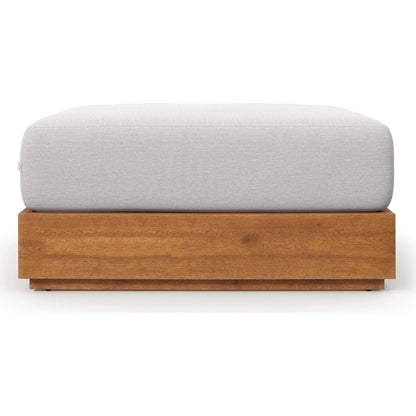 Conejos Acacia Wood Ottoman by Evans & Londeen. Made from acacia wood in a transitional style.