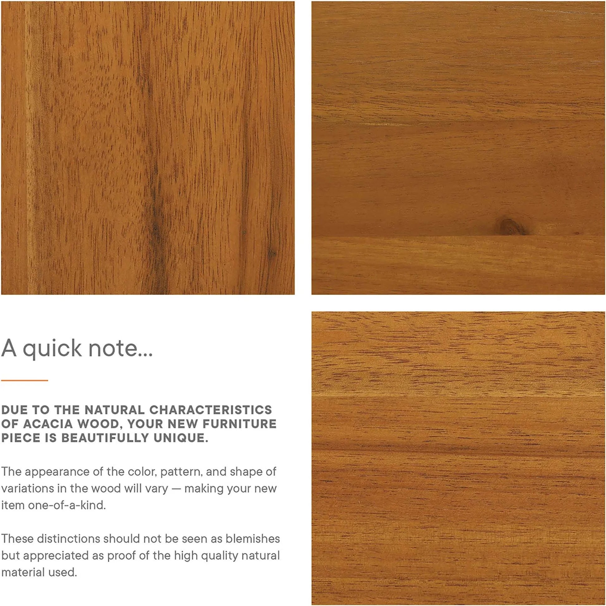 Conejos Acacia Wood Ottoman by Evans & Londeen. Made from acacia wood in a transitional style.