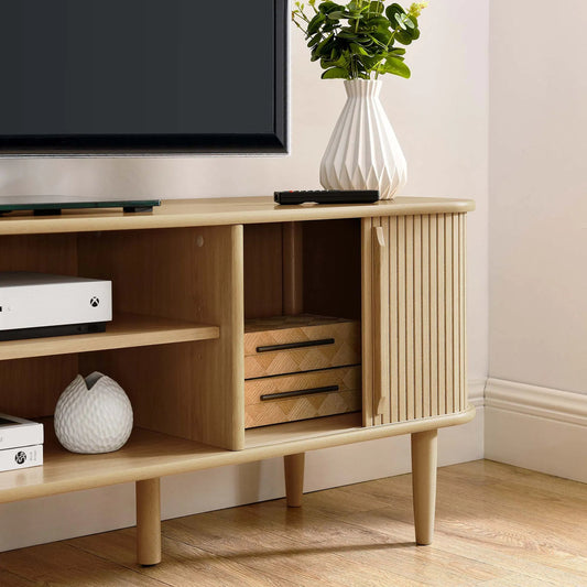 Todd 63" Wood TV Stand by Evans & Londeen. Made from wood in a unique style.