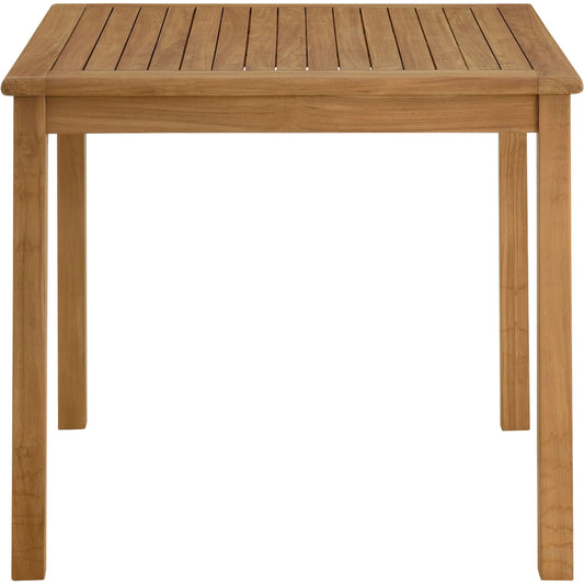 Baldwin Outdoor 3-Piece Teak and Rope Dining Set with Armless Chairs by Evans & Londeen. Made from teak, rope in a unique style.