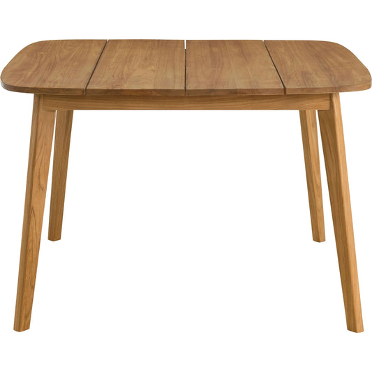 Baldwin Outdoor 5-Piece Teak and Rope Dining Set with Armchairs by Evans & Londeen. Made from teak, rope in a unique style.