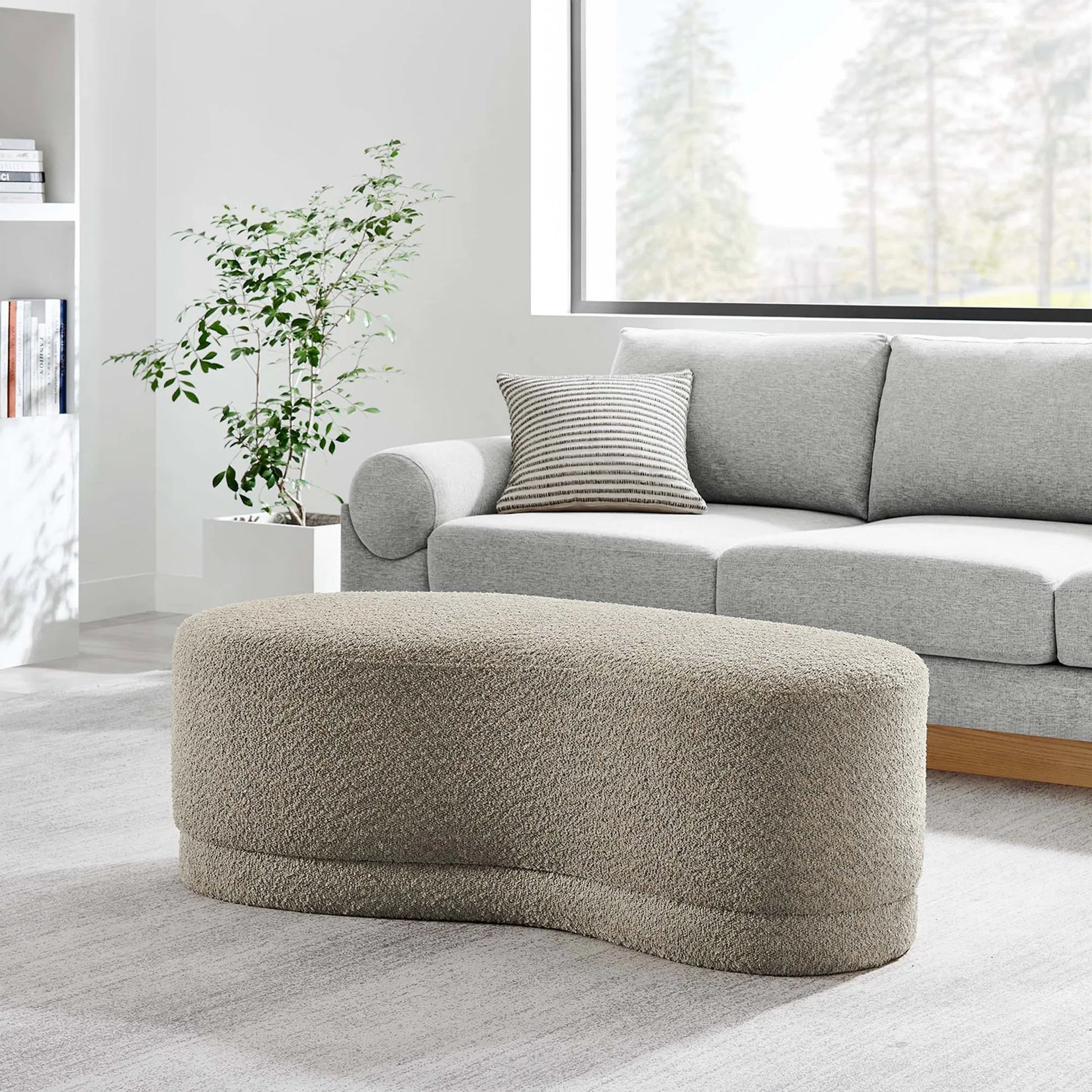 Banner 48" Ottoman Bench by Evans & Londeen. Made from unique in a transitional style.