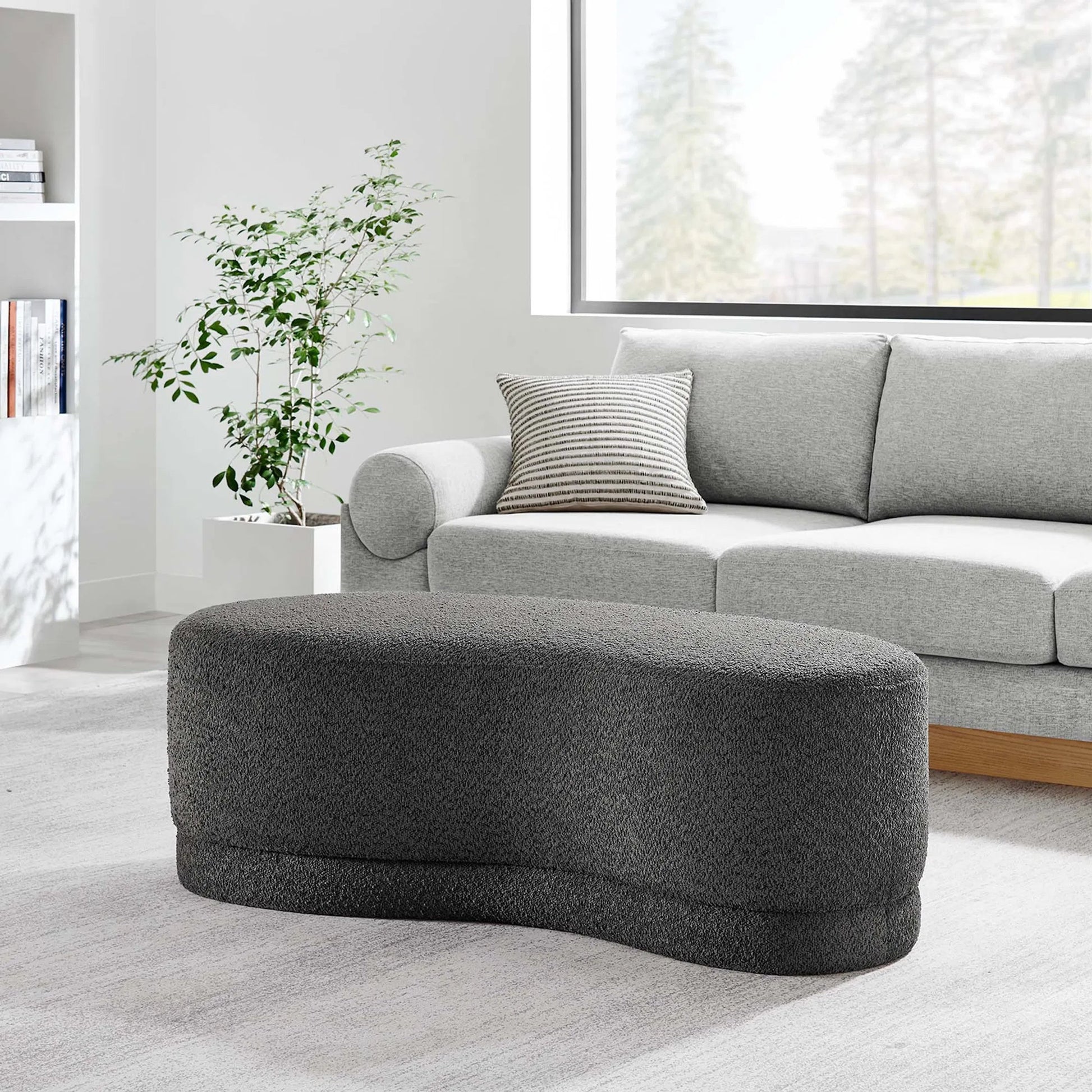 Banner 48" Ottoman Bench by Evans & Londeen. Made from unique in a transitional style.