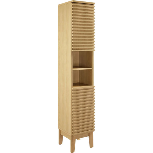 Rennell Tall Narrow Bathroom Storage Cabinet by Evans & Londeen. Made from unique in a unique style.