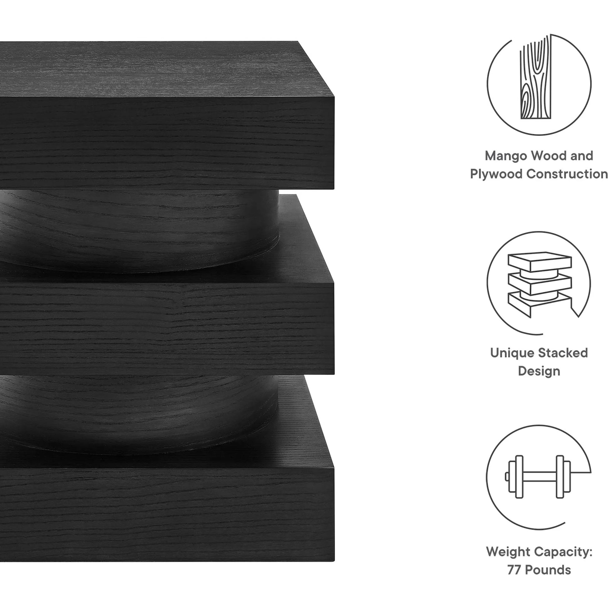 Kauai Totem End Table by Evans & Londeen. Made from unique in a modern style.