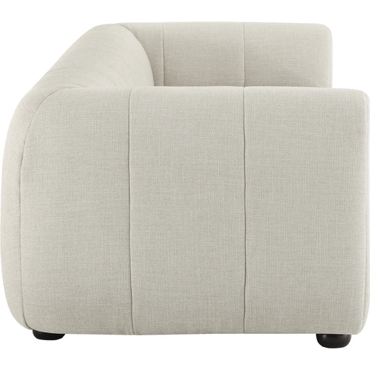 Pearl Sofa by Evans & Londeen. Made from upholstered fabric in a unique style.