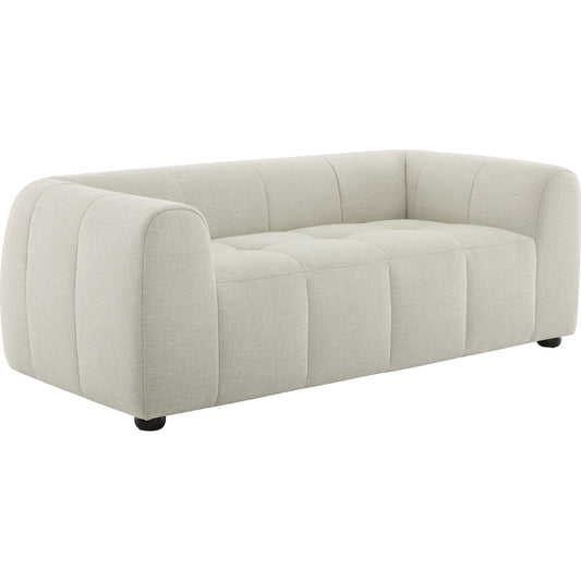 Pearl Loveseat by Evans & Londeen. Made from upholstered fabric in a unique style.