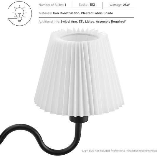 Sevier Squiggle Arm Wall Sconce by Evans & Londeen. Made from unique in a unique style.
