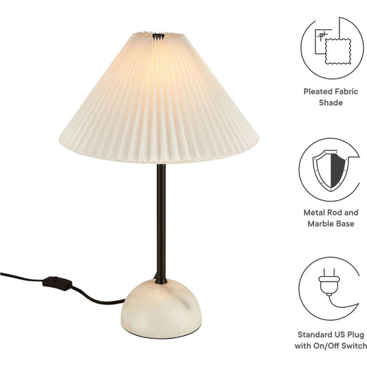 Moore Marble Dome Table Lamp by Evans & Londeen. Made from unique in a unique style.