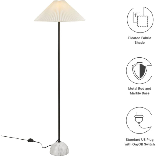 Moore Marble Dome Floor Lamp by Evans & Londeen. Made from unique in a unique style.