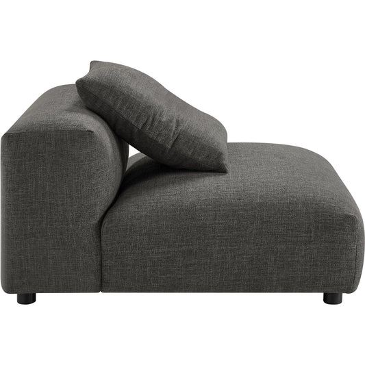 Alcorn Modular Armless Chair by Evans & Londeen. Made from upholstered fabric in a unique style.