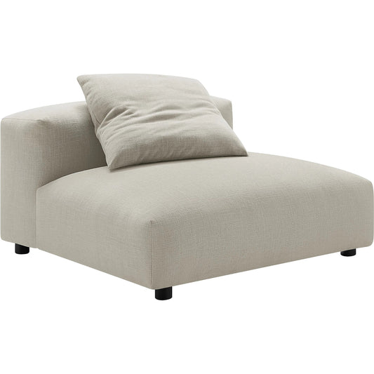 Alcorn Modular Armless Chair by Evans & Londeen. Made from upholstered fabric in a unique style.