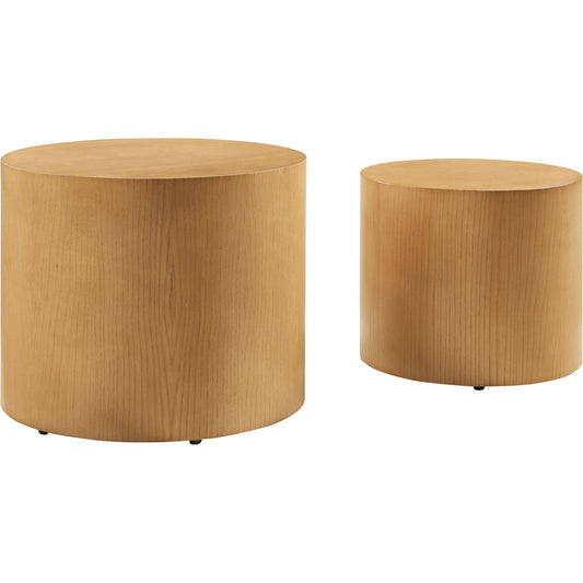 Soldier Round Nesting Coffee Tables (Set of 2) by Evans & Londeen. Made from unique in a unique style.