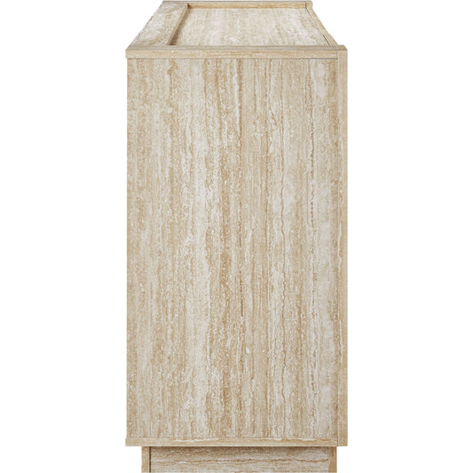 Tyrrell 59" Travertine Sideboard by Evans & Londeen in travertine. Made from travertine in a unique style.
