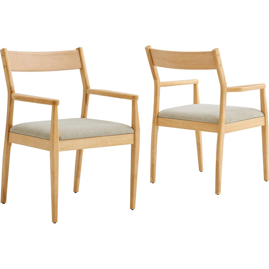 Highpoint Wood Dining Armchairs (Set of 2) by Evans & Londeen. Made from fabric wood in a unique style.