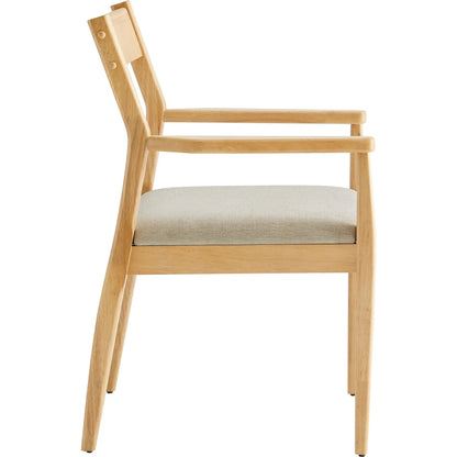 Wirt Wood Dining Armchairs (Set of 2) by Evans & Londeen. Made from fabric wood in a transitional style.