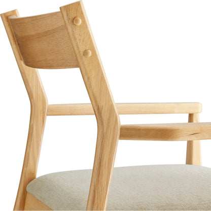 Wirt Wood Dining Armchairs (Set of 2) by Evans & Londeen. Made from fabric wood in a transitional style.