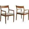 Walnut Heathered Weave Beige