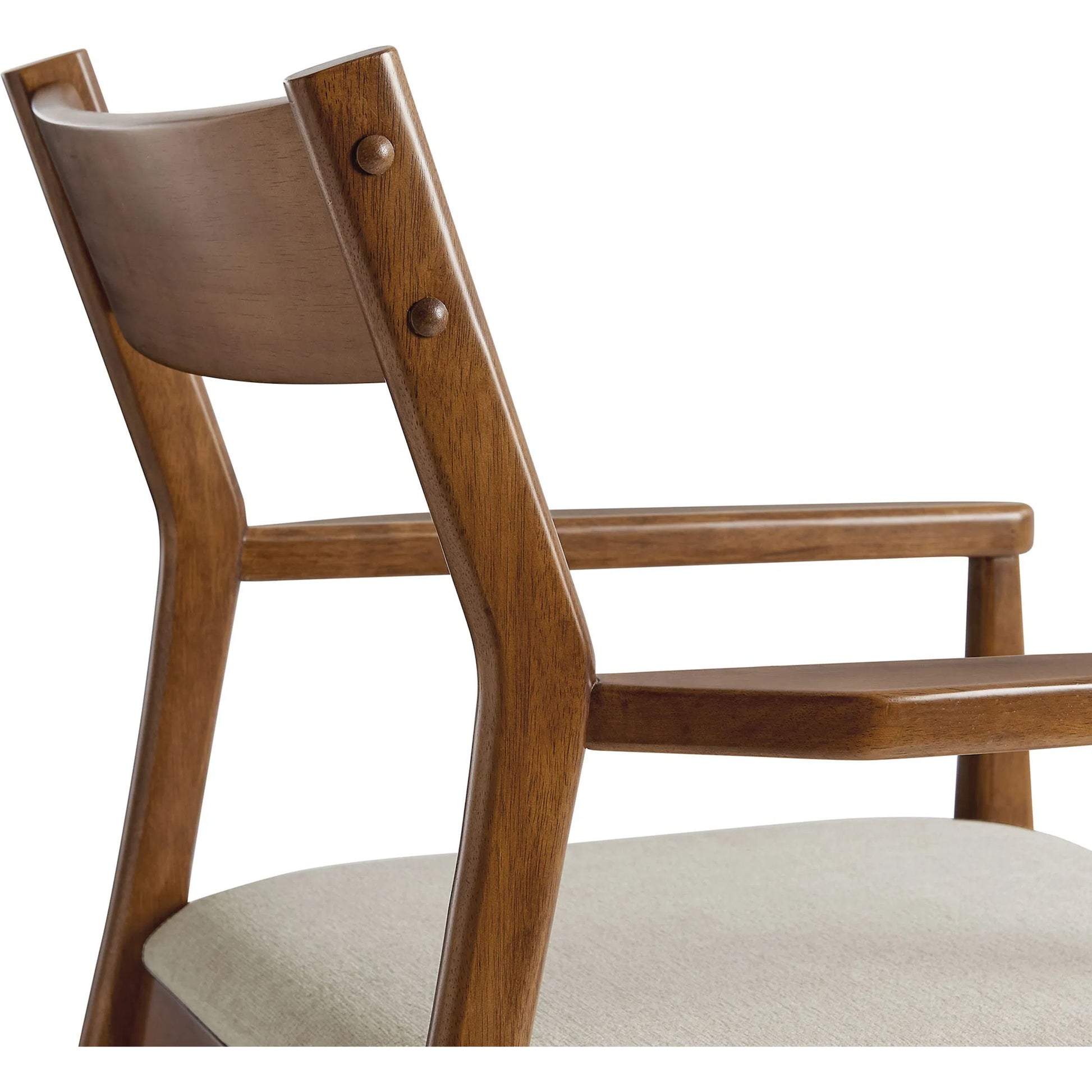 Wirt Wood Dining Armchairs (Set of 2) by Evans & Londeen. Made from fabric wood in a transitional style.