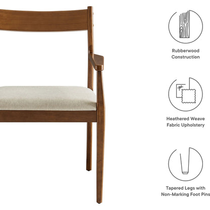 Wirt Wood Dining Armchairs (Set of 2) by Evans & Londeen. Made from fabric wood in a transitional style.