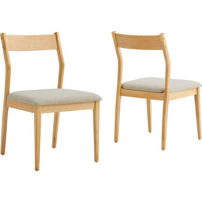 Wirt Wood Dining Side Chairs (Set of 2) by Evans & Londeen. Made from fabric wood in a transitional style.