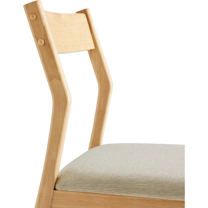 Wirt Wood Dining Side Chairs (Set of 2) by Evans & Londeen. Made from fabric wood in a transitional style.