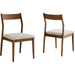 Wirt Wood Dining Side Chairs (Set of 2) by Evans & Londeen. Made from fabric wood in a transitional style.