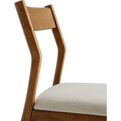 Wirt Wood Dining Side Chairs (Set of 2) by Evans & Londeen. Made from fabric wood in a transitional style.