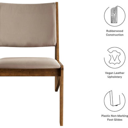 Navajo Vegan Accent Chairs (Set of 2) by Evans & Londeen. Made from vegan leather in a transitional style.