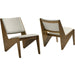 Navajo Vegan Accent Chairs (Set of 2) by Evans & Londeen. Made from vegan leather in a transitional style.
