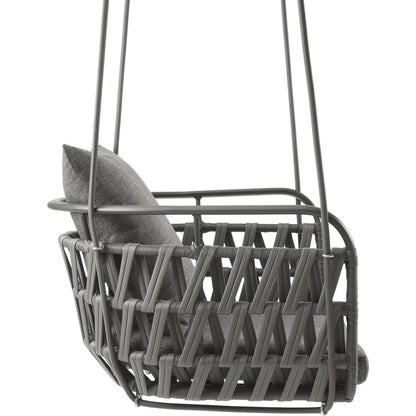 Robeson Aluminum Swing Chair by Evans & Londeen. Made from aluminum in a transitional style.