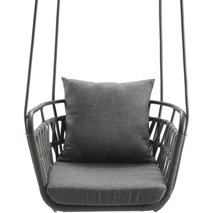 Robeson Aluminum Swing Chair by Evans & Londeen. Made from aluminum in a transitional style.
