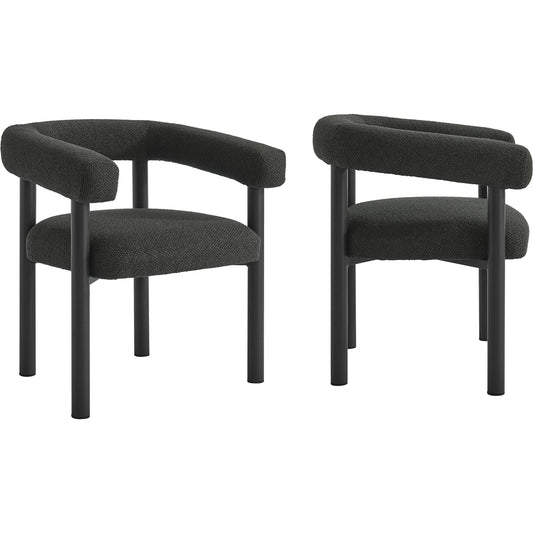 Colusa Outdoor Dining Armchairs (Set of 2) by Evans & Londeen. Made from aluminum in a unique style.