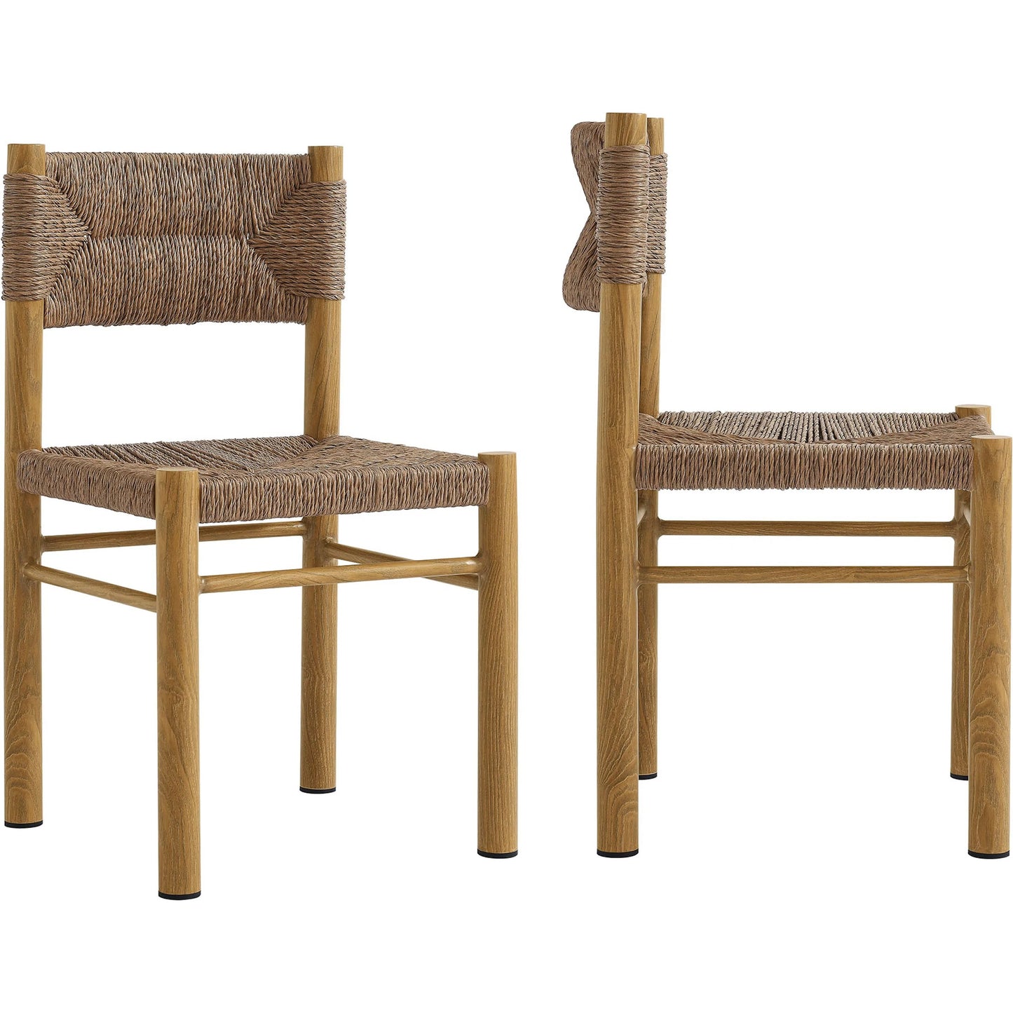 001 SI-2358074 | Primary Silo | Spink Rattan and Aluminum Dining Side Chairs (Set of 2) by Evans & Londeen. Made from rattan, aluminum in a rustic style.