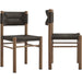 Spink Rattan and Aluminum Dining Side Chairs (Set of 2) by Evans & Londeen. Made from rattan, aluminum in a rustic style.