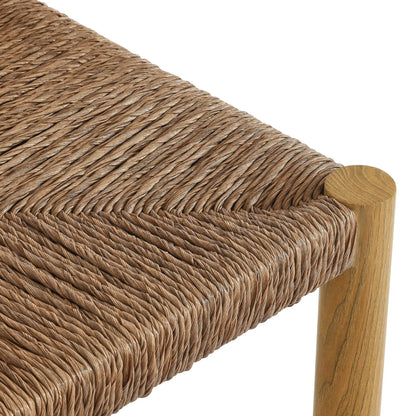 Spink Rattan and Aluminum Counter Stools (Set of 2) by Evans & Londeen. Made from rattan, aluminum in a rustic style.