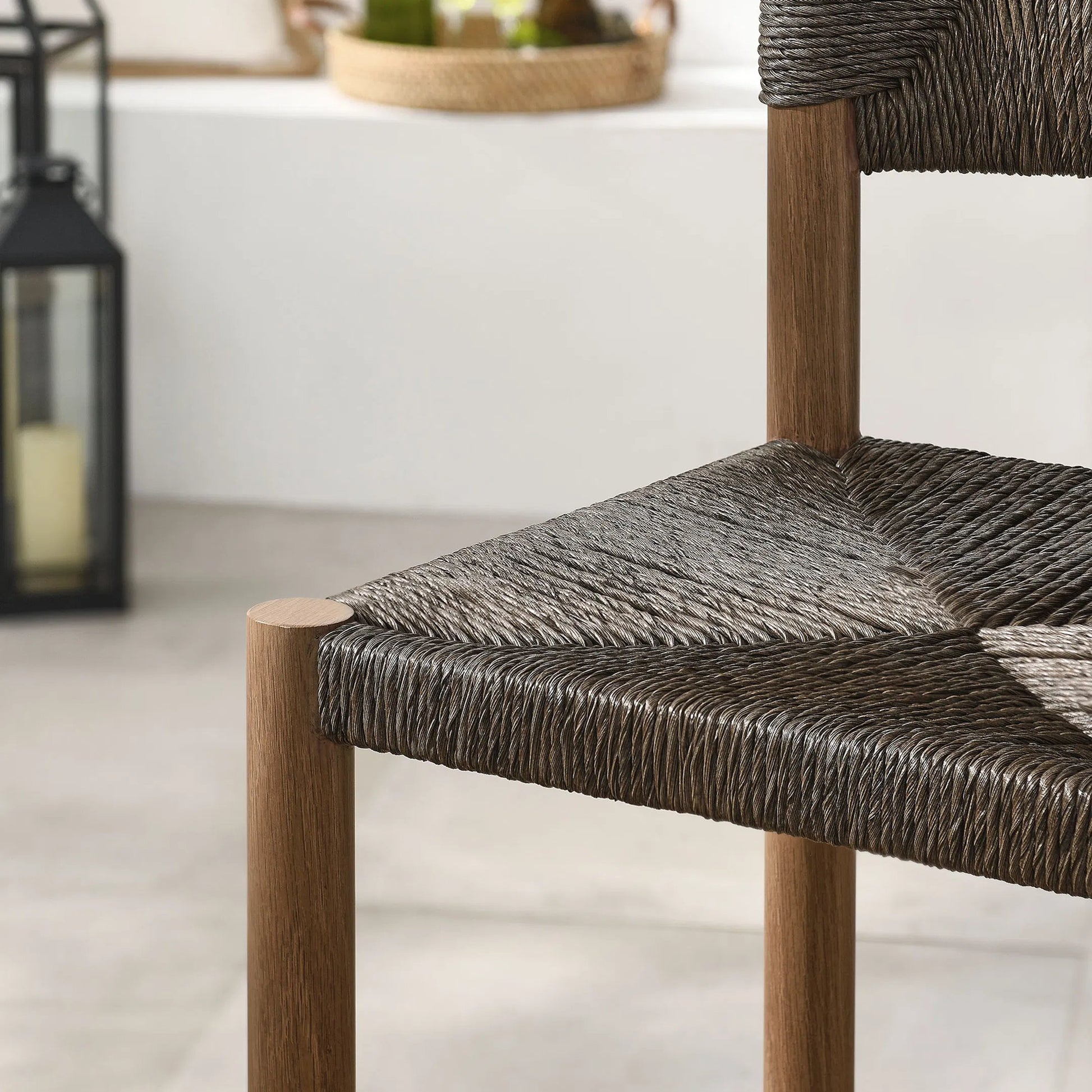 Spink Rattan and Aluminum Counter Stools (Set of 2) by Evans & Londeen. Made from rattan, aluminum in a rustic style.