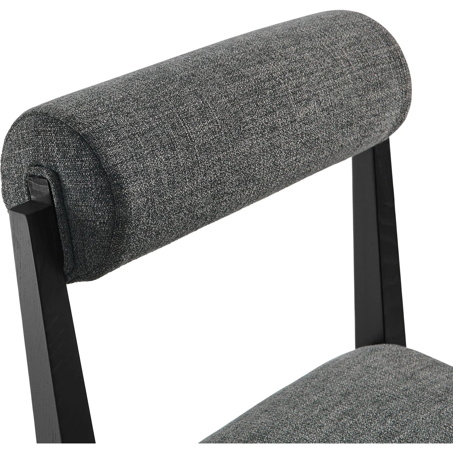 006 SI-2358094 | Closeup | Belknap Dining Chair by Evans & Londeen. Made from fabric in a transitional style.