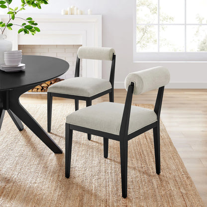 Belknap Dining Chair by Evans & Londeen. Made from fabric in a transitional style.