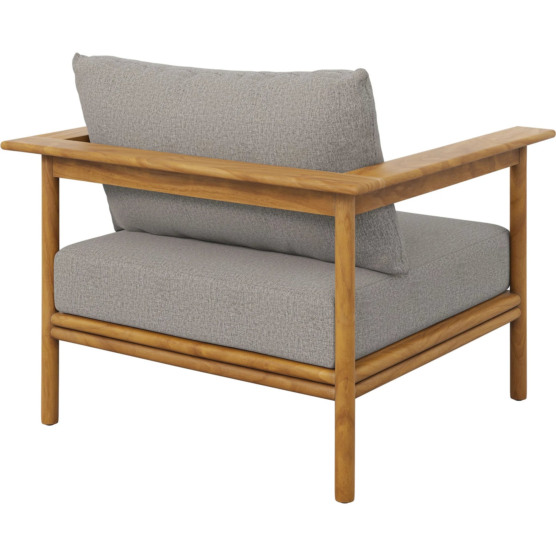 Juab Teak Wood Armchair by Evans & Londeen. Made from teak wood in a transitional style.