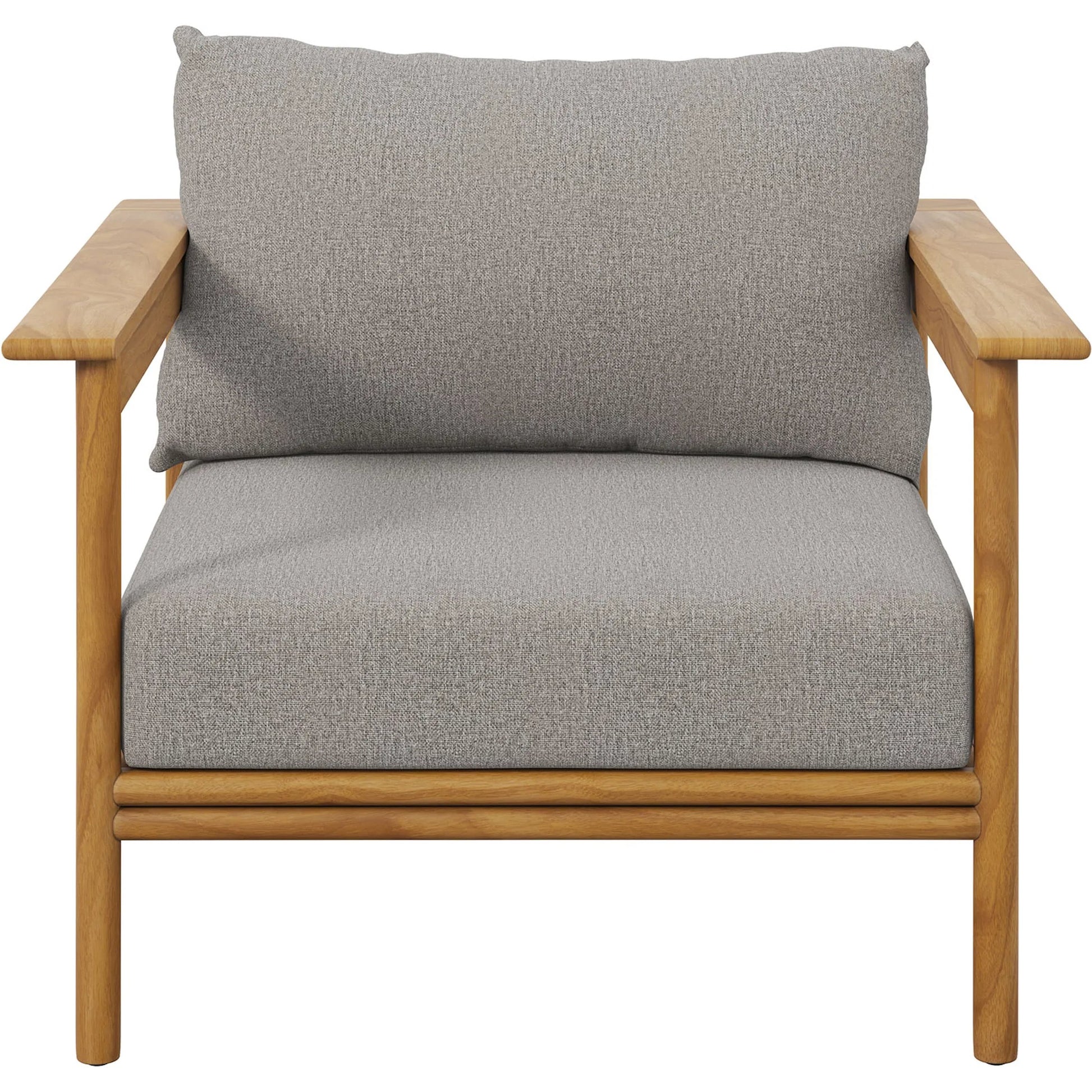 Juab Teak Wood Armchair by Evans & Londeen. Made from teak wood in a transitional style.