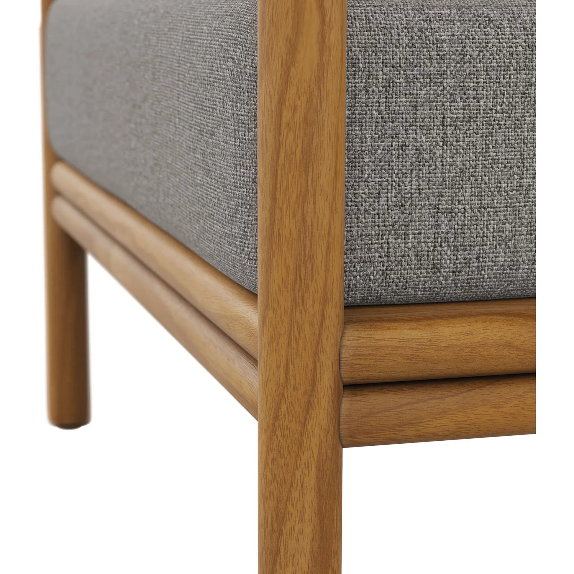 Juab Teak Wood Armchair by Evans & Londeen. Made from teak wood in a transitional style.