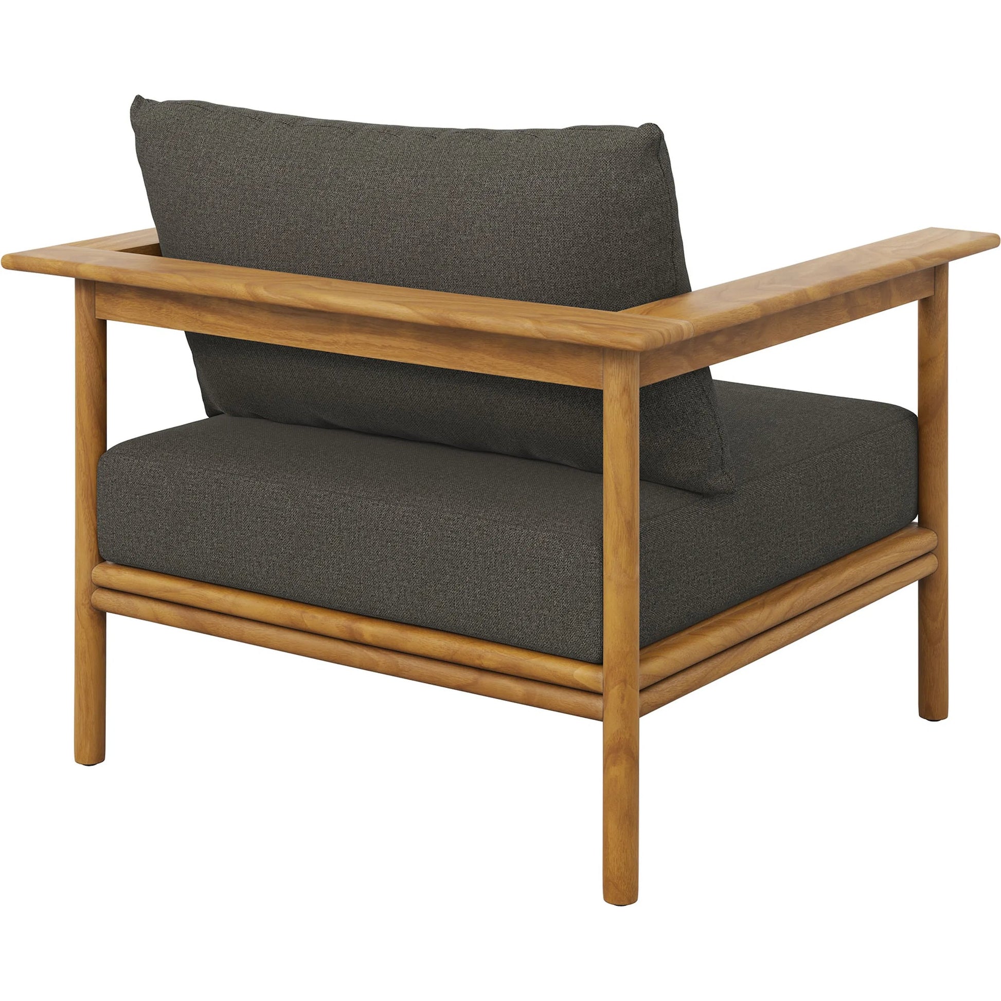 Juab Teak Wood Armchair by Evans & Londeen. Made from teak wood in a transitional style.