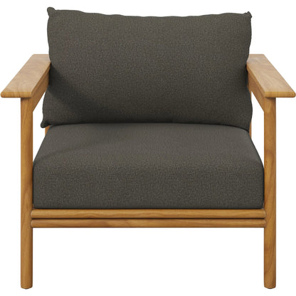 Juab Teak Wood Armchair by Evans & Londeen. Made from teak wood in a transitional style.