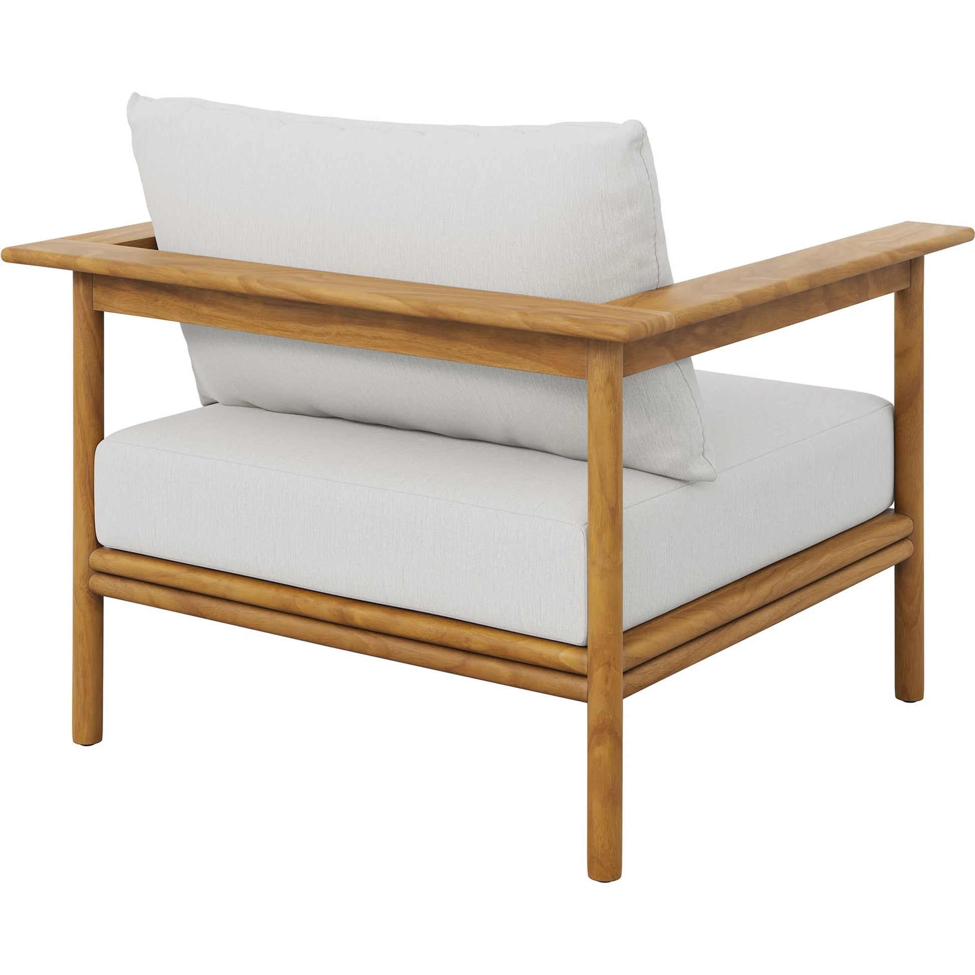 Juab Teak Wood Armchair by Evans & Londeen. Made from teak wood in a transitional style.