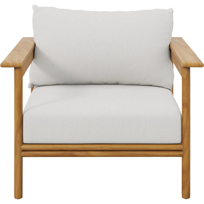 Juab Teak Wood Armchair by Evans & Londeen. Made from teak wood in a transitional style.