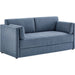 Carlisle Heathered Chenille Sofa by Evans & Londeen. Made from heathered chenille in a transitional style.