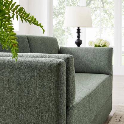 Carlisle Heathered Chenille Sofa by Evans & Londeen. Made from heathered chenille in a transitional style.