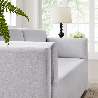 Carlisle Heathered Chenille Sofa by Evans & Londeen. Made from heathered chenille in a transitional style.